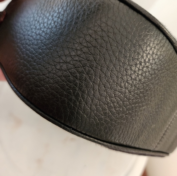 Coach Amelia Saddle Bag Black Denim & Pebbled leather NWT - Picture 8 of 10